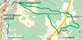 Karte Steinbruchweg Georgensgmünd